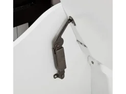 SoBuy Armário de sapatos com prateleira, banco, Banco com sapateira FSR40-W