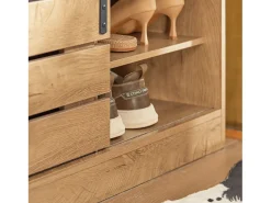 SoBuy Armário de sapatos com prateleira, banco, Banco com sapateira FSR120-N