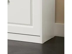 SoBuy Armário de sapatos com prateleira, banco, Banco com sapateira FSR82-K-W