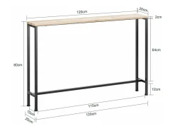 SoBuy Complexo de console, consola, Consola de entrada FSB19-XL-Z