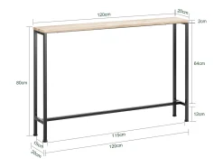 SoBuy Complexo de console, consola, Consola de entrada FSB19-XL-Z