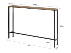 SoBuy Complexo de console, consola, Consola de entrada FSB19-XL-N