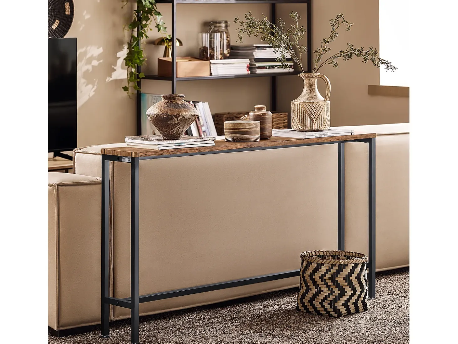 SoBuy Complexo de console, consola, Consola de entrada FSB19-XL-N
