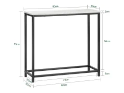 SoBuy Complexo de console, consola, Consola de entrada FSB29-SCH