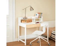 SoBuy, último andar da biblioteca, tronco de brinquedo infantil, Prateleiras de parede para quarto infantil, FWT106-W