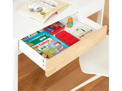 SoBuy, último andar da biblioteca, tronco de brinquedo infantil, Prateleiras de parede para quarto infantil, FWT106-W