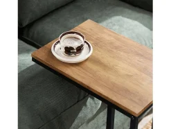 SoBuy mesa de cabeceira, mesa de café, mesa de café redonda FBT99-F