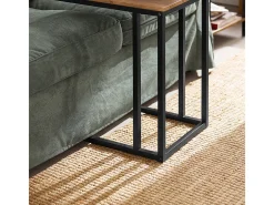 SoBuy mesa de cabeceira, mesa de café, mesa de café redonda FBT99-F