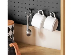SoBuy, móvel de micro-ondas, móvel de cozinha auxiliar, móvel de buffet, FSB98-N