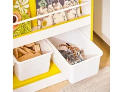 SoBuy Prateleira Infantil, Tronco de Brinquedos para Quarto, Biblioteca