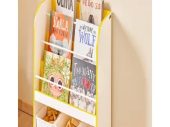 SoBuy Prateleira Infantil, Tronco de Brinquedos para Quarto, Biblioteca