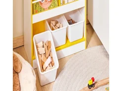 SoBuy Prateleira Infantil, Tronco de Brinquedos para Quarto, Biblioteca