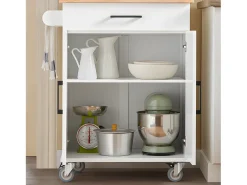 SoBuy, sobremesas, sobremesa, rodinhas de cozinha, FKW119-WN