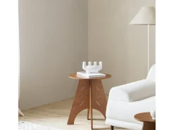 SoBuy, sofá mesa lateral, Prato com rodas, móvel de telefone, HFBT01-BR