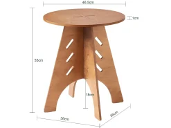 SoBuy, sofá mesa lateral, Prato com rodas, móvel de telefone, HFBT01-BR
