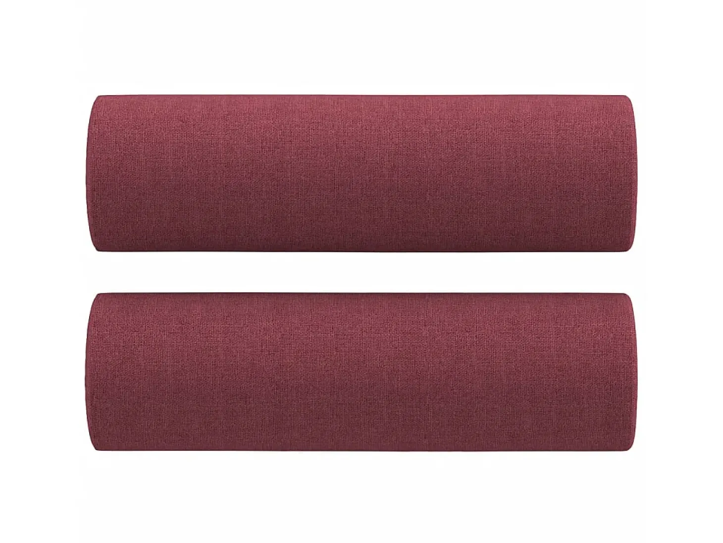 Sofá 2 lug. + almofadas decorativas 120cm tecido vermelho tinto PT479087