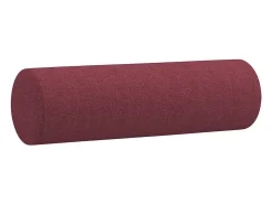 Sofá 3 lug. + almofadas decorativas 180cm tecido vermelho tinto