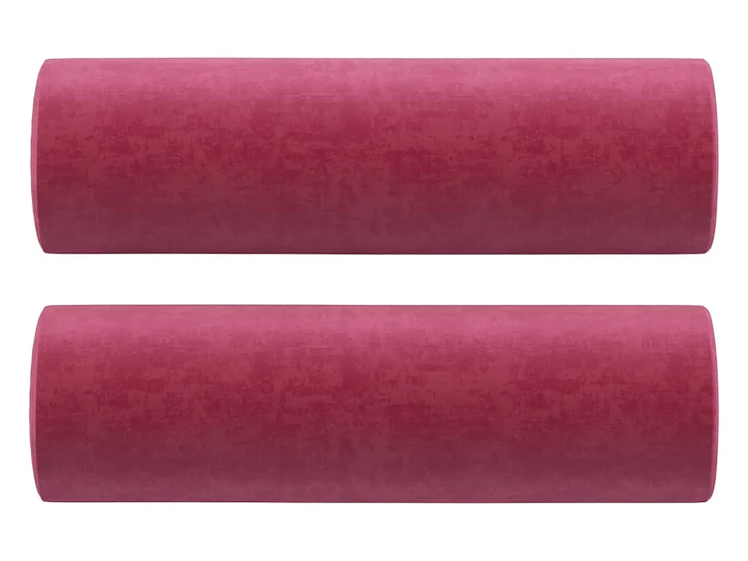 Sofá 3 lug. + almofadas decorativas 180cm veludo vermelho tinto