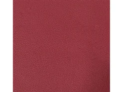 Sofá 3 lug. c/ almofadas 180 cm couro artificial vermelho tinto