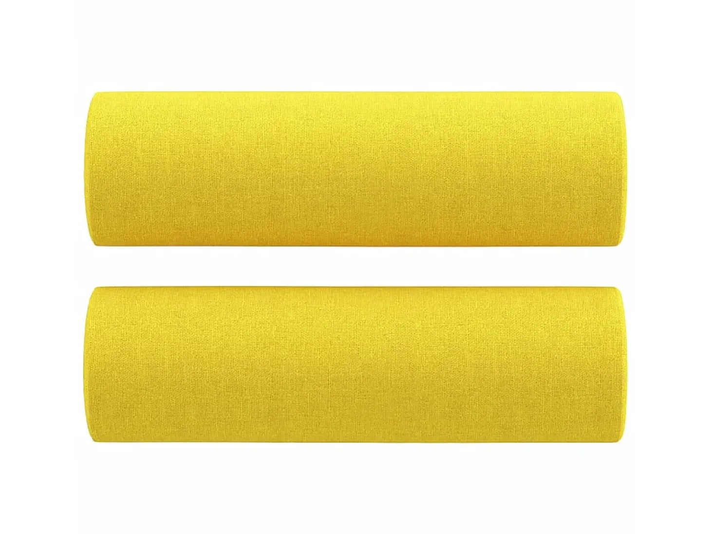 Sofá 3 lugares + almofadas decoração 180cm tecido amarelo-claro PT435498