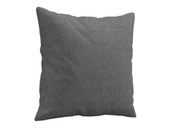 Sofá 3 lugares + almofadas decoração 180 cm tecido cinza-escuro