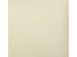 Sofá 3 lugares c/ apoio pés 180 cm couro artificial cor creme