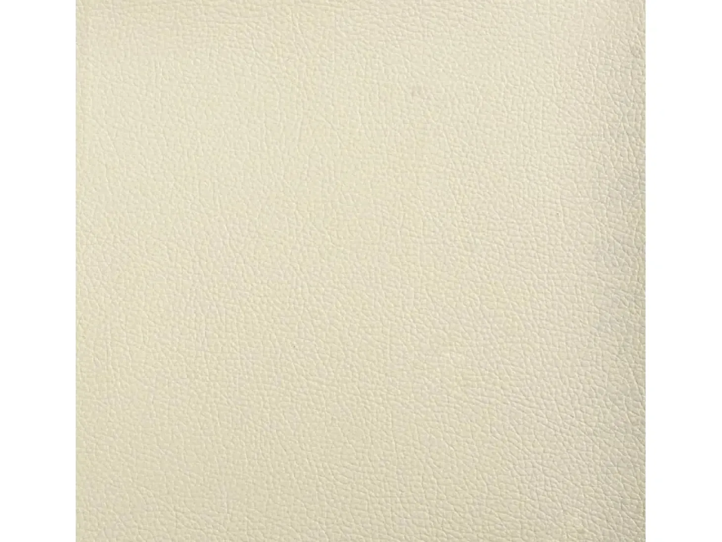Sofá 3 lugares c/ apoio pés 180 cm couro artificial cor creme