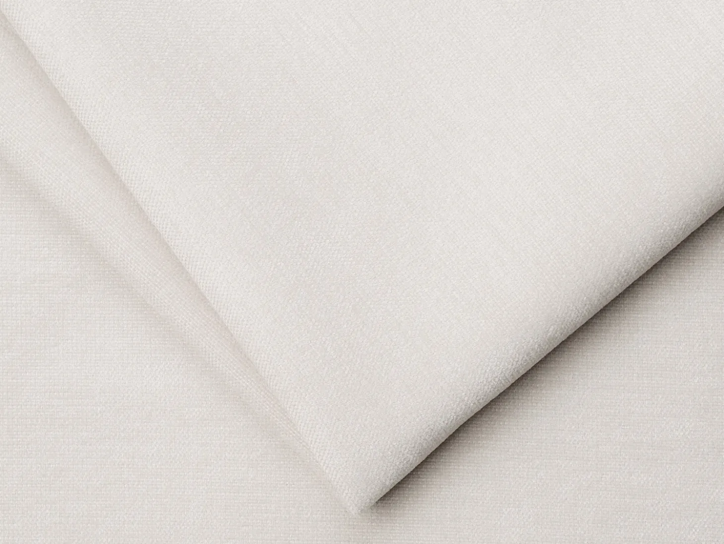 Sofá 4 lugares conversível expresso em tecido chenille bege 160 cm colchão 13 cm VOMERA
