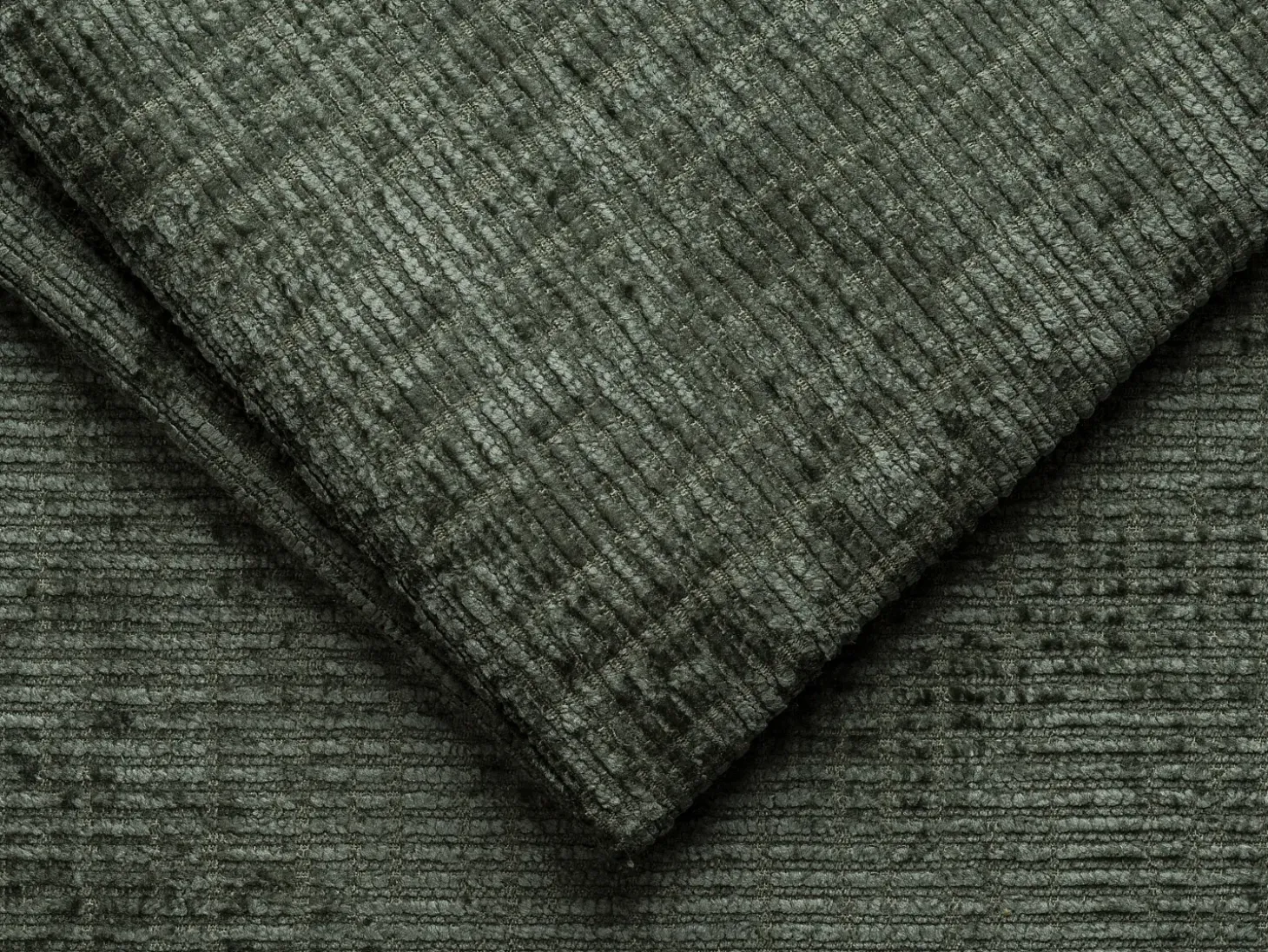 Sofá 4 lugares convert. abert. rápida tecido chenille bege ripas largas 18 cm LORETO
