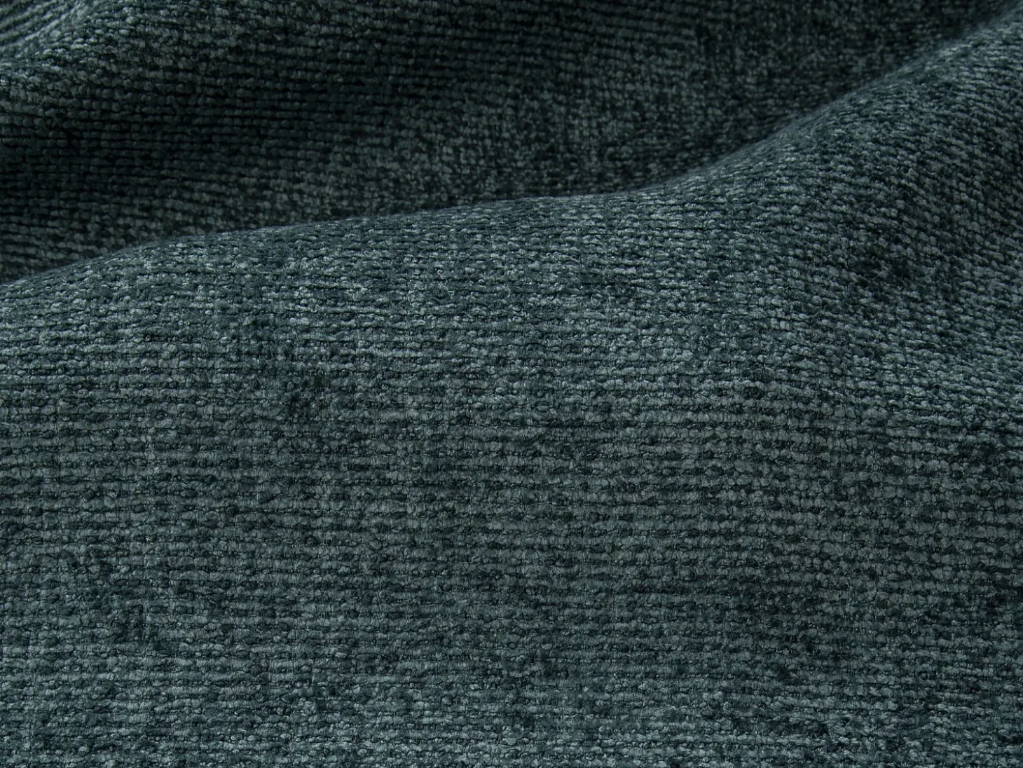 Sofá 4 lugares convertível abertura rápida tecido texturizado azul pato 160 cm Colchão 18 cm DARIELO