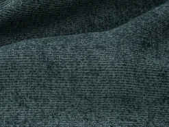 Sofá 4 lugares convertível abertura rápida tecido azul ripas largas 160 cm Colchão 18 cm DARIELO