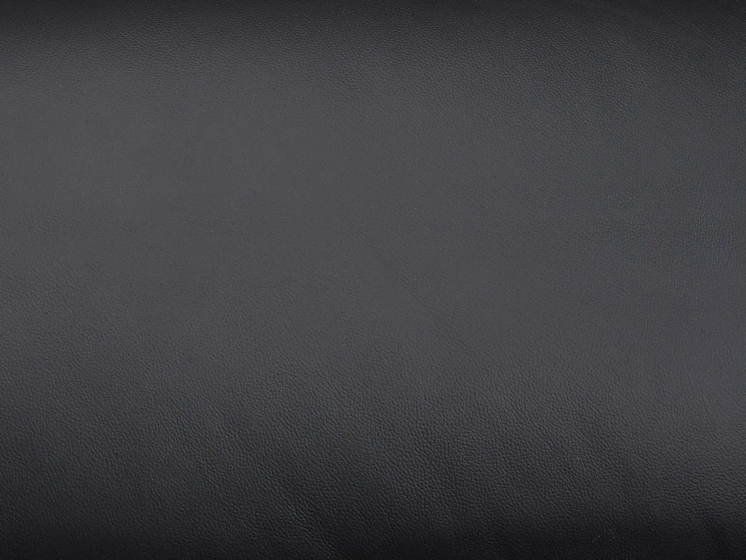 Sofá 3 lugares em pele de búfalo Preto estilo design - MIMAS