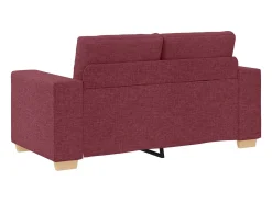 Sofá 3 pcs Vermelho Ventoso 221 x 80 x 80 cm