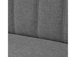 Sofá 117 x 55,5 x 77 cm em tecido cinza claro 02_0019481