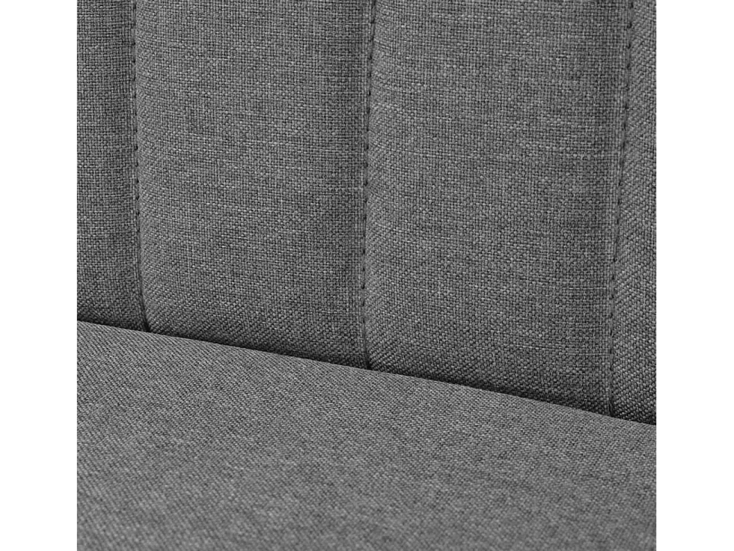 Sofá 117 x 55,5 x 77 cm em tecido cinza claro 02_0019481