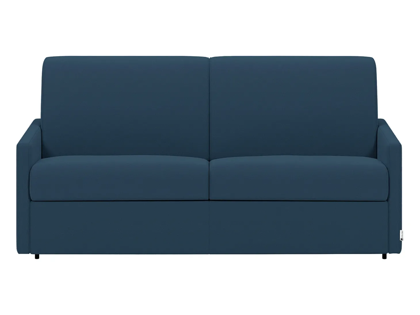 Sofá cama 3 lugares colchão de 18 cm tecido cinzento CALIFE