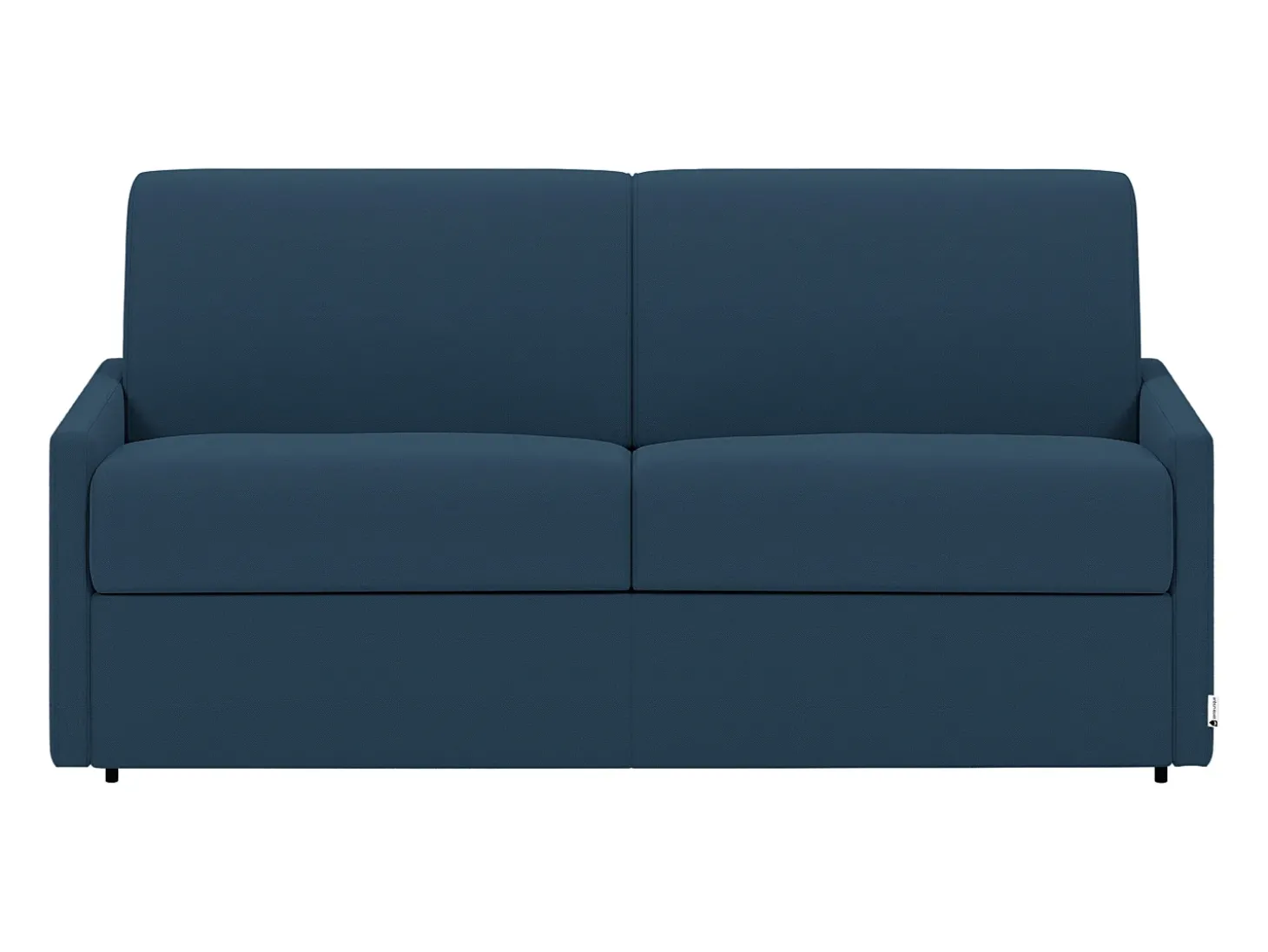 Sofá cama 3 lugares colchão de 22 cm tecido cinzento CALIFE