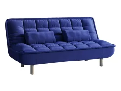 Sofá cama clic clac e cor azul MISHAN