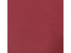 Sofá chesterfield couro artificial vermelho tinto