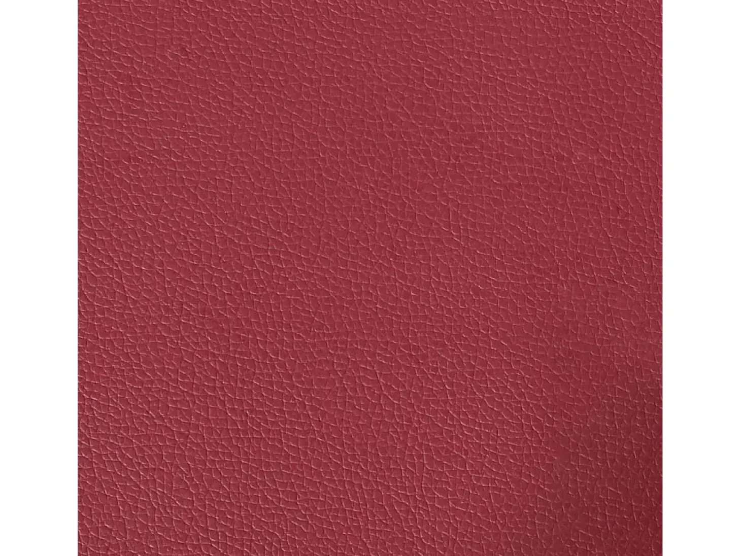 Sofá chesterfield couro artificial vermelho tinto