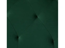 Sofá contemporâneo 2 lugares - Veludo - Encosto ajustável em 3 níveis - Verde