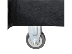 Sofá convertível de 2 lugares com porta USB e almofadas - Encosto ajustável - Tecido de algodão e linho - Cinza