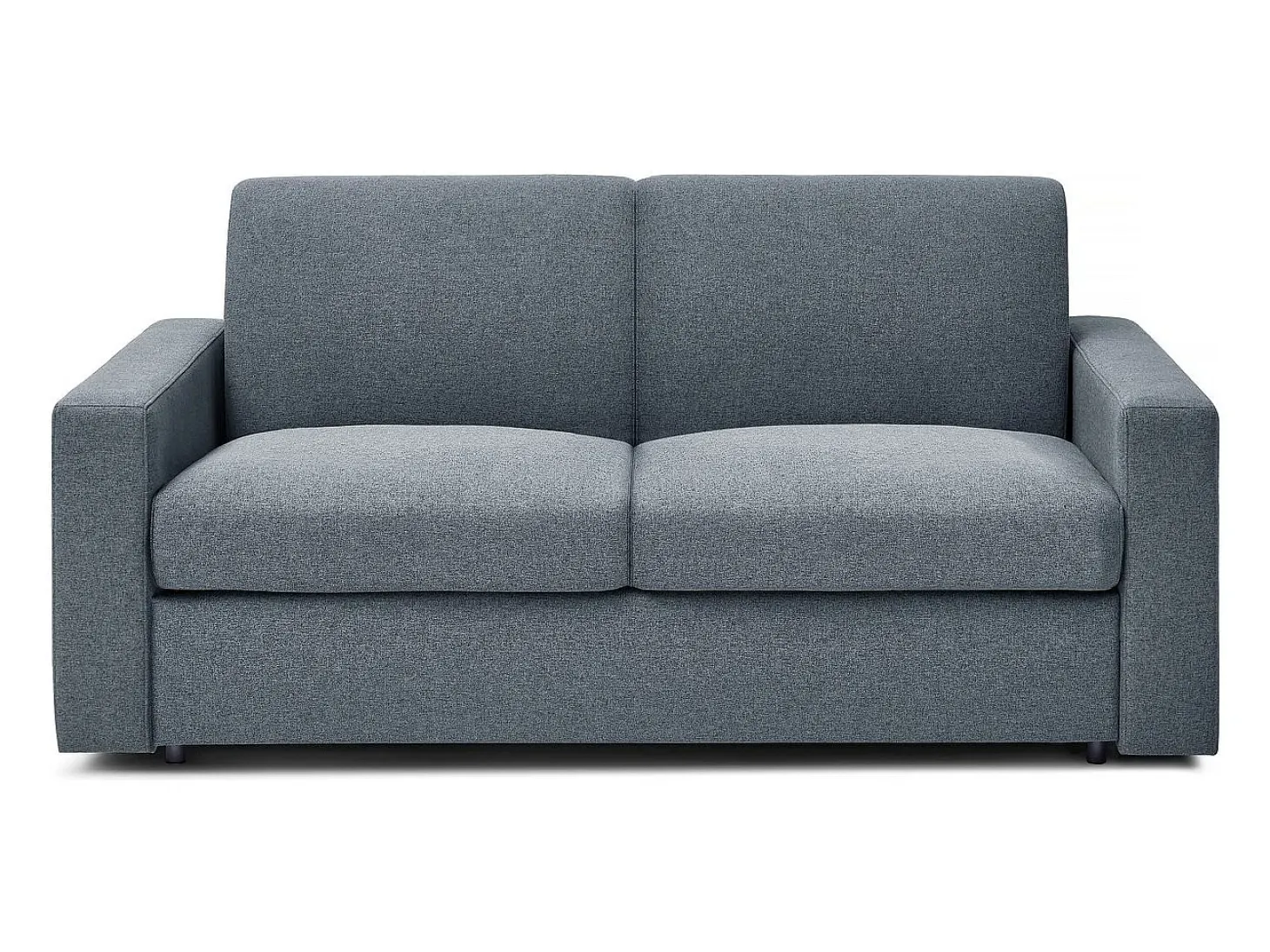 Sofá convertível em tecido "Diana" Express - cama de 120 cm - 2 lugares - Cinza