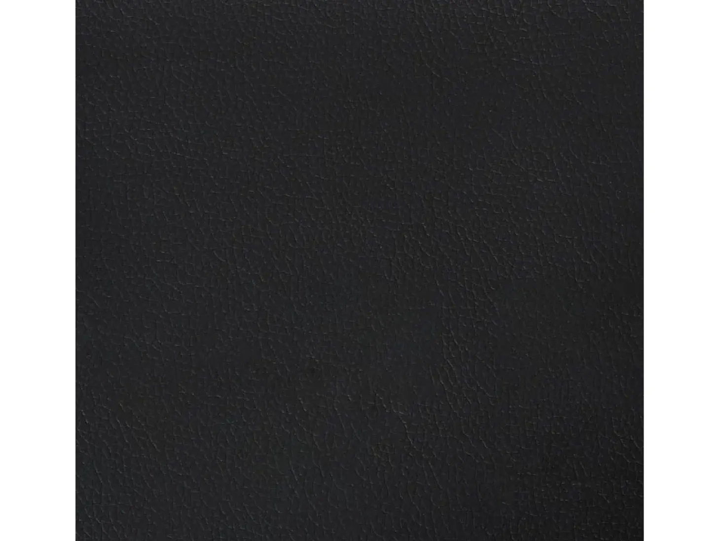 Sofá de 2 lugares 120 cm couro artificial preto