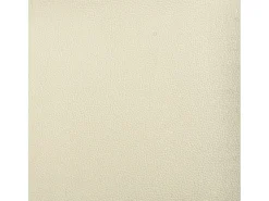 Sofá de 3 lugares 180 cm couro artificial cor creme