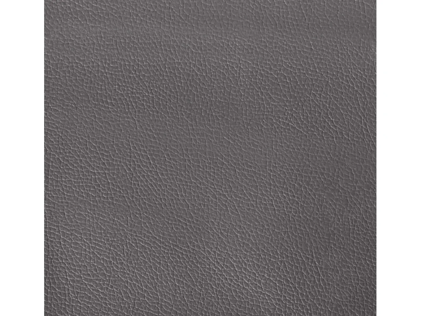 Sofá de 2 lugares 140 cm couro artificial cinza