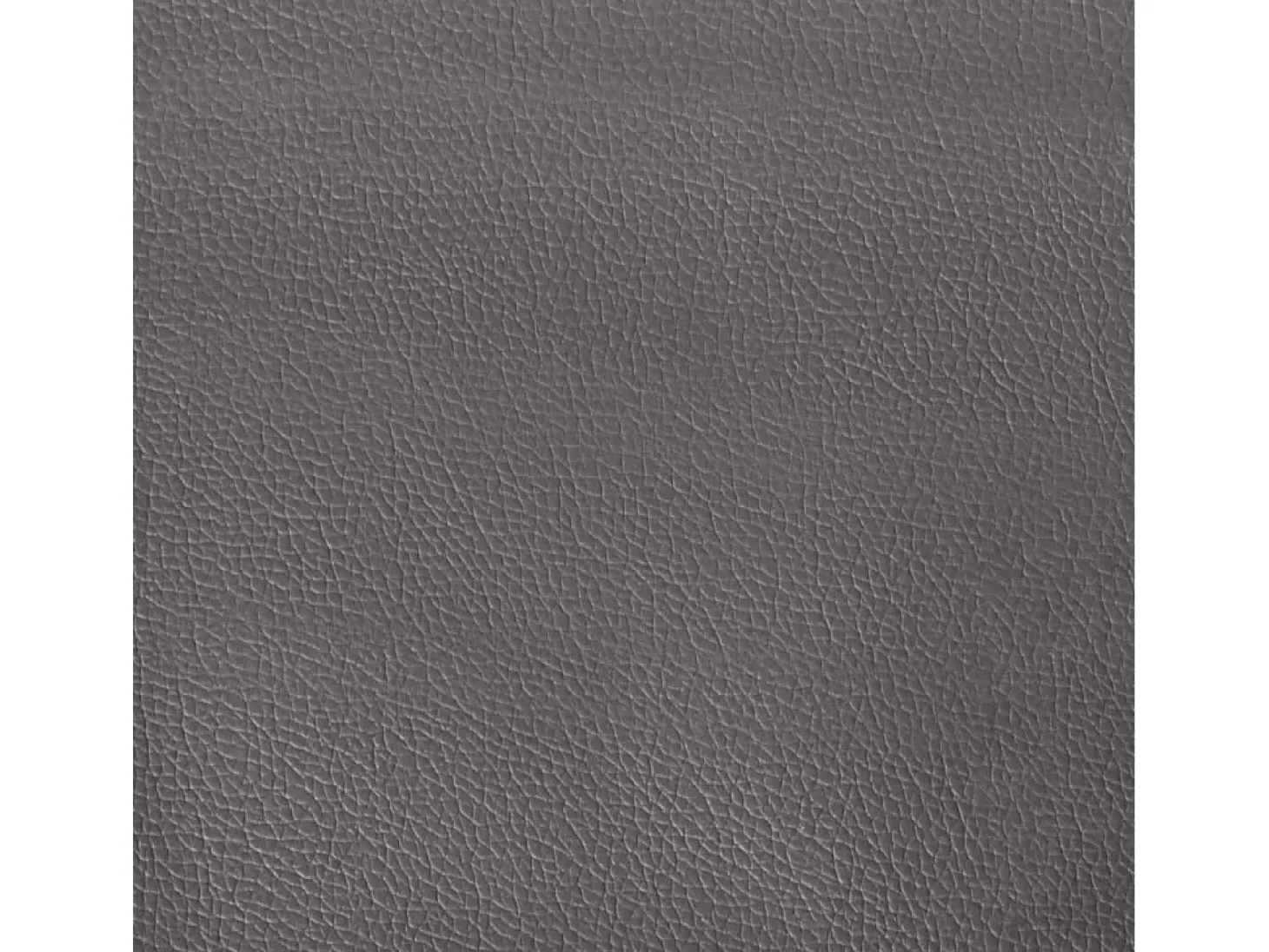 Sofá de 2 lugares 140 cm couro artificial cinza