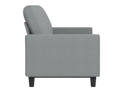 Sofá de 3 lugares 180 cm tecido cinza-claro PT620430