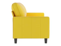 Sofá de 3 lugares 180 cm veludo amarelo PT897672