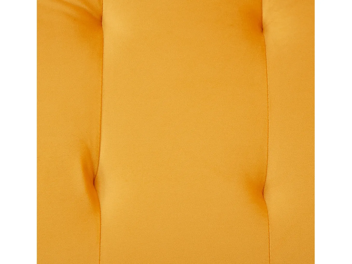 Sofá de 2 lugares - Sofá reto com encosto de 3 posições e braços de 6 posições - veludo amarelo - para sala de estar